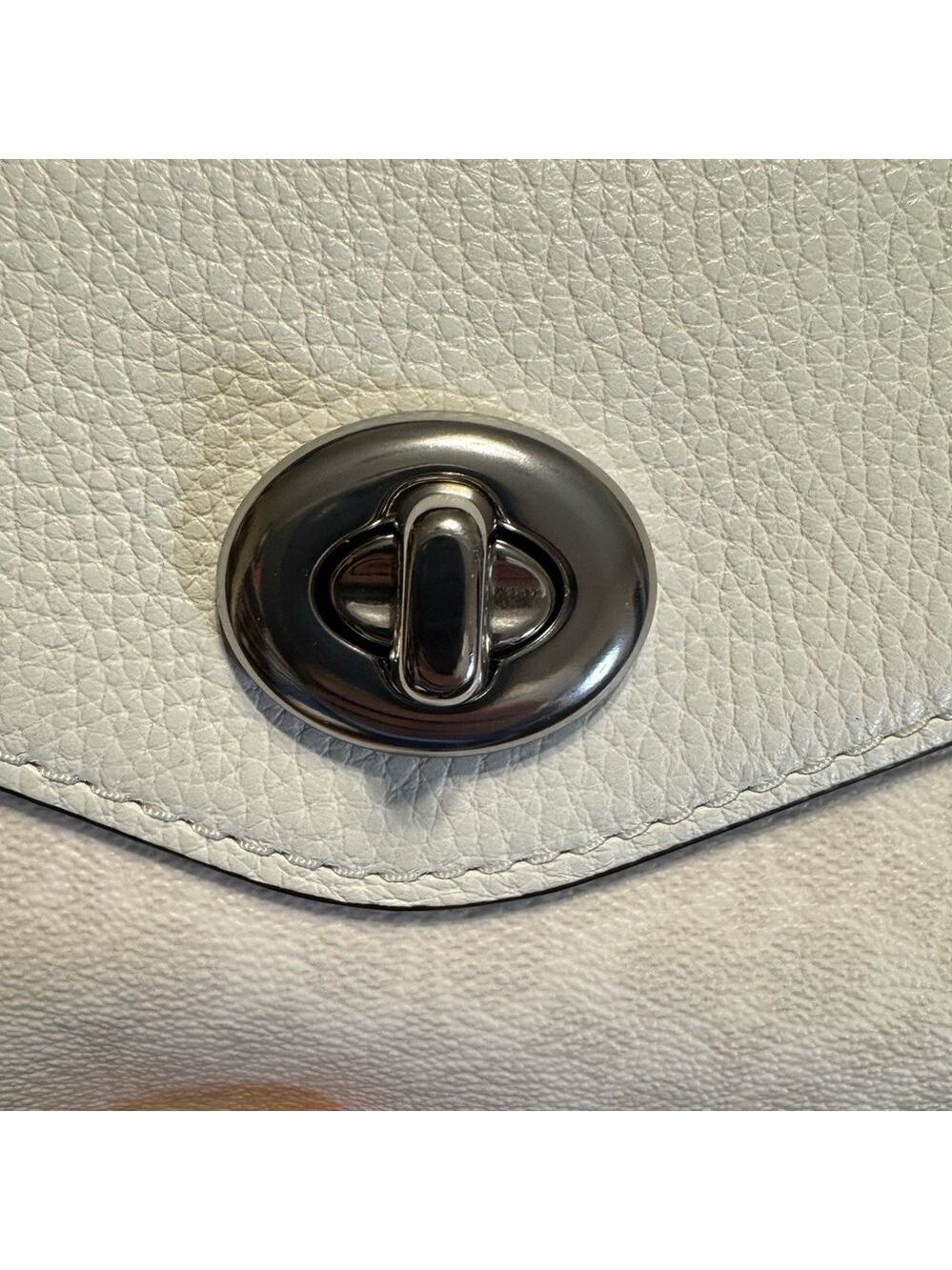 Coach - Signature Millie Shoulder Bag w/crossbody Strap Chalk/Glacier White NEW - Picture 6 of 11